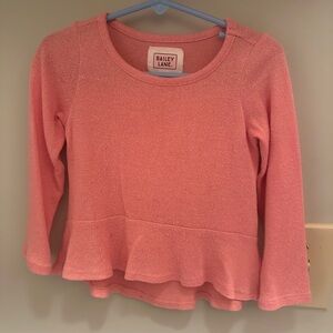 Pink Kids Top Long Sleeve Size 2 T